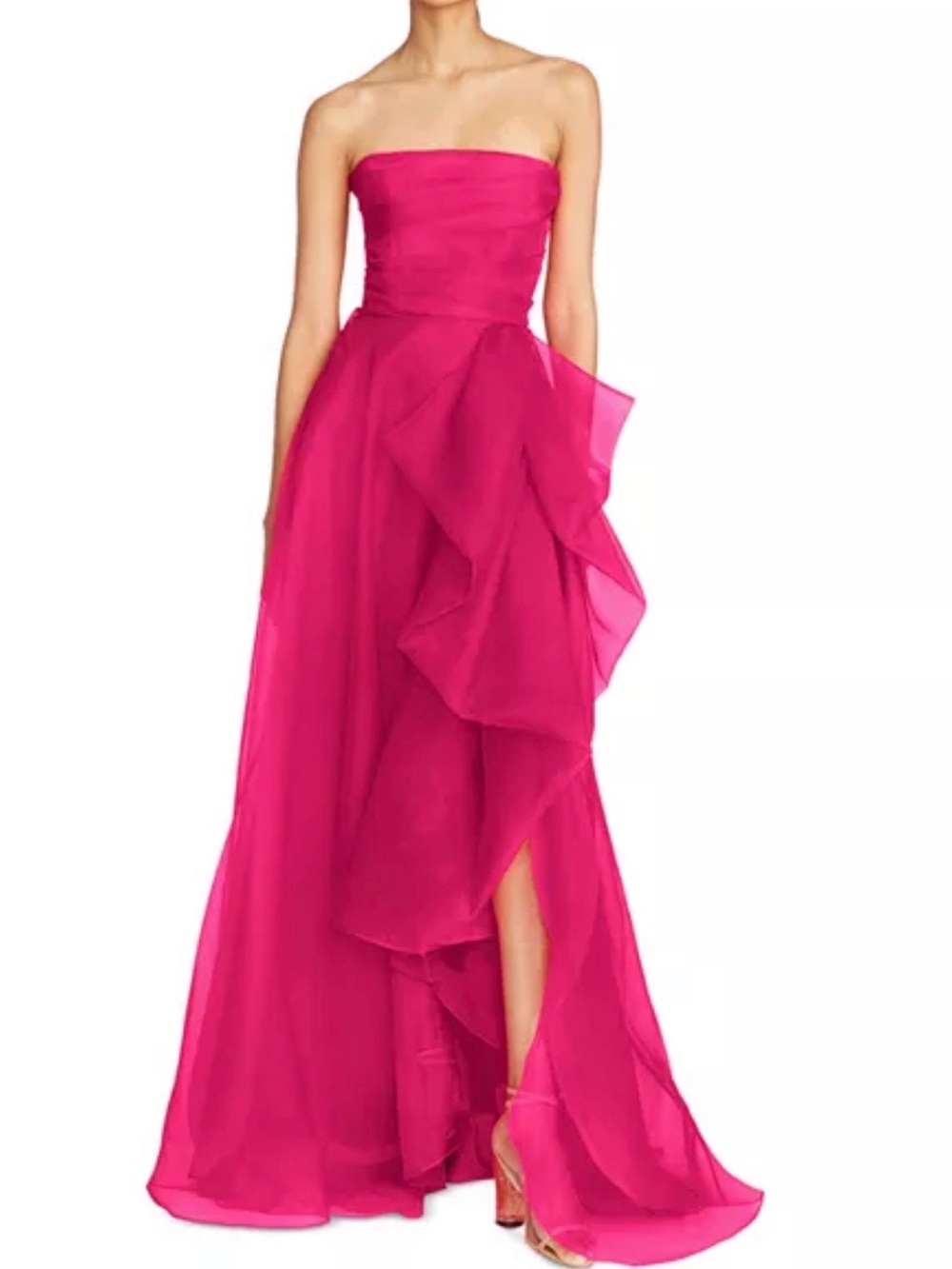 Theia Teresa Draped Gown
